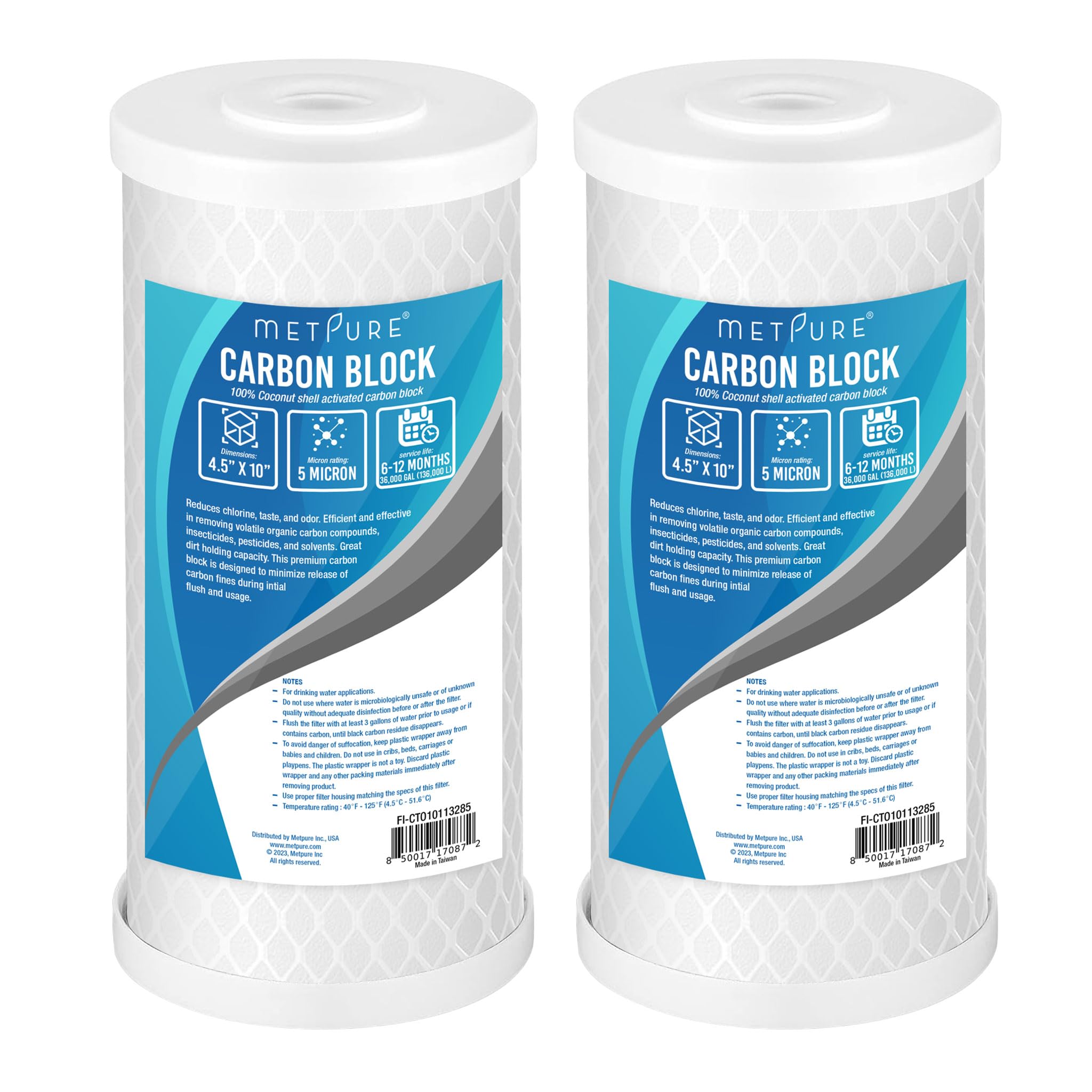 Amazon.com: Metpure Universal 5 Micron 10” x 4.5” Whole House